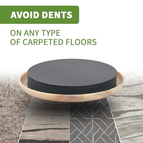 Furniture Sliders for Carpet 8 PCS - 2 1/2 inch Furniture Moving Slider Chair Legs Floors Protectors Furniture Movers Sliders – Move Your Furniture Easy & Safely(for Carpet) Beige Coffee - size: 8 PCS 2 1/2 inch Beige Coffee