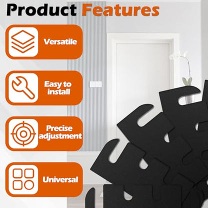 15 Pack Door Hinge Shims for Door Hinge Repair Kit, 0.050 Inch Thickness, 3.5 Inch Hinge Shims