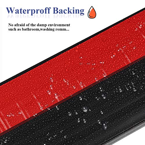 [New Upgrade] Huge Gap Door Draft Stopper, 3.4" W Widened Door Sweep Seal Gap Up to 1.8" for Interior & Exterior Doors - Keeping Draft, Noise, Dust and Unwanted Animals Out,3.4" W x 39" L,Black - size: Black