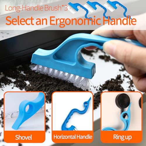20 PCS Crevice Cleaning Brush Set - Multi-Purpose Hard Bristle Brushes for Deep Cleaning Kitchen, Bathroom, Grout, Sink, Cup, Blender, Corners, Tight Spaces - size: 20 PCS