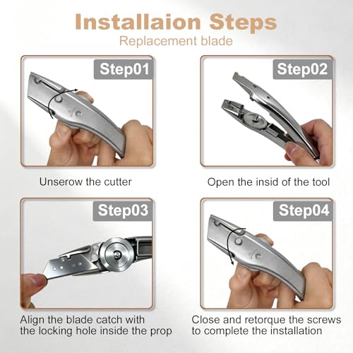 Carpet Patch Repair Kit with 5-Inch Star Wheel Seam Roller, 30ft Double-Sided Carpet Joining Tape and Fixed Blade Roofing Knife, DIY Carpets Repair Kit for Carpet Maintenance Tasks