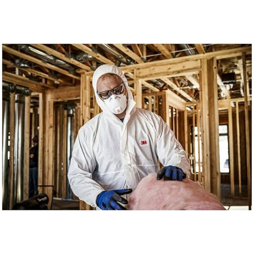 3M All-In-One Respirator, Best for Sanding, Fiberglass, Drywall, Painting, N95, Exhalation Valve Helps Direct Exhaled Air Downward, Relief From Dusts And Certain Particles, 10-Pack