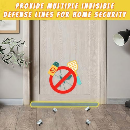 Door Draft Stopper, 30'' to 36'' Adjustable Gap Filler, Double-Sided Windproof Seal, Easy Install to Block Noise, Cold Air, Light, Dust, and Drafts (Gray) - color: Gray