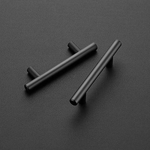 Ravinte 10 Pack |5'' Cabinet Pulls Matte Black Stainless Steel Kitchen Cupboard Handles Cabinet Handles 5”Length, 3” Hole Center 10-Pack - size: 5 Inch (3 Inch Hole Center)