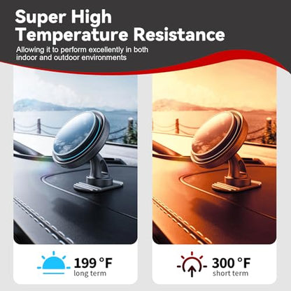 PHIXBEAR 2 Rolls Car Double Sided Tape High Temperature Resistant Heavy Duty, 19.7 Ft X 0.6 ", Strong Adhesion and Multi-Purpose Automotive Parts Mounting Tape