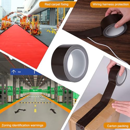 Brown Duct Tape Heavy Duty, Waterproof Strong Adhesive Duct Tape for Indoor Outdoor Repairs Packaging Arts Crafts Projects, Tear by Hand 2 Inch x 20 Yards - color: Brown