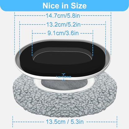 New Upgrade Furniture Movers Sliders, 8+8 Pack 5.8 * 4.3" Multi-Surface Furniture Sliders with Groove Design, Oval 8PCS Moving Pads and 8 Hardwood Socks, Protect Floor and Easily Move Furniture - size: 5.8*4.3in Oval 8+8Pack