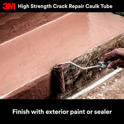 3M High Strength Crack Repair, 7 oz, Wall Crack Repair, Squeeze Tube for Easy Application Directly Into Cracks & Fractures, Repairs Damaged Areas on Walls & Ceilings (CR-7-SQ) - size: 7 Oz.