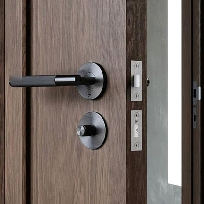 Adjustable Door Latch, 60/70mm Adjustable Passage Door Latch, Doors Knob Latches, Tubular Mortice Latches, Doors Knob Parts for Lever Handles, Internal Handles
