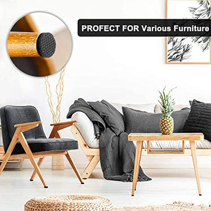 Non Slip Furniture Pads -48 pcs 1" Furniture Grippers, Non Skid for Furniture Legs,Self Adhesive Rubber Feet Furniture Feet, Anti Slide Furniture Hardwood Floor Protector for Keep Furniture Stoppers - size: 48pcs 1"