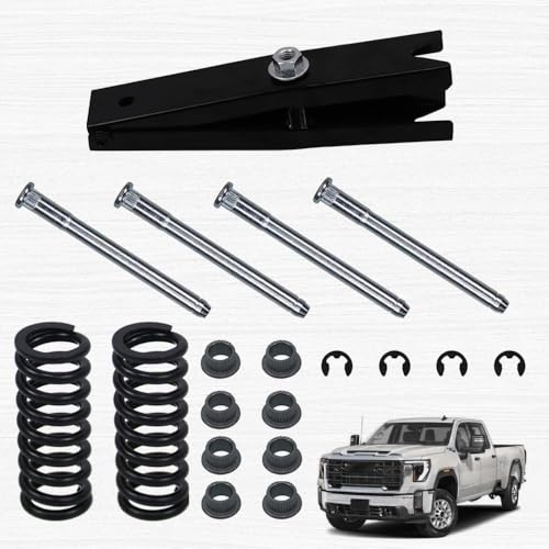 RULLINE Complete Door Hinge Repair Kit for Chevy GMC - Includes Pin, Bushing, Spring, and Tool - Compatible with C1500 C2500 K1500 K2500 K3500 Suburban Tahoe Jimmy Yukon 1988-2002 - size: For 88-02 Chevy 19pcs