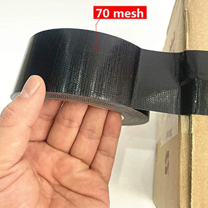 COSIMIXO 1-Pack Black Heavy Duty Duct Tape,2in x 55yds, Strong, Flexible, No Residue, All-Weather and Tear by Hand - Bulk Value for Repairs, Industrial, Professional Use - color: BLACK, size: 2INCH X 55YDS