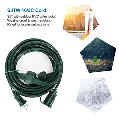 DEWENWILS 25 Ft Outdoor Extension Cord