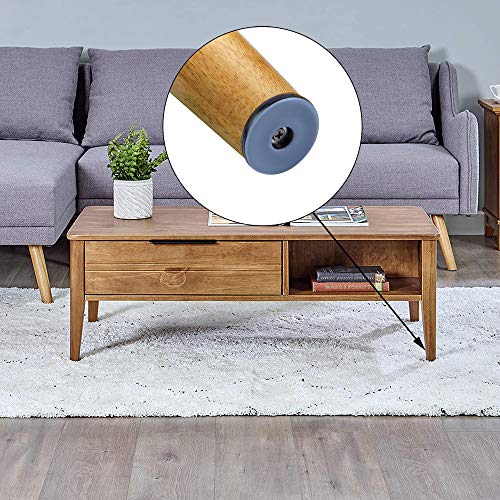 Furniture Sliders Chair Glides 1" Heavy Duty Furniture Glides Sliders Reusable Round Chair Leg Slides with Stainless Steel Screws Move Your Furniture Easy & Safely Protects Your Floor - 20 Pack - size: 1"_20 Pack