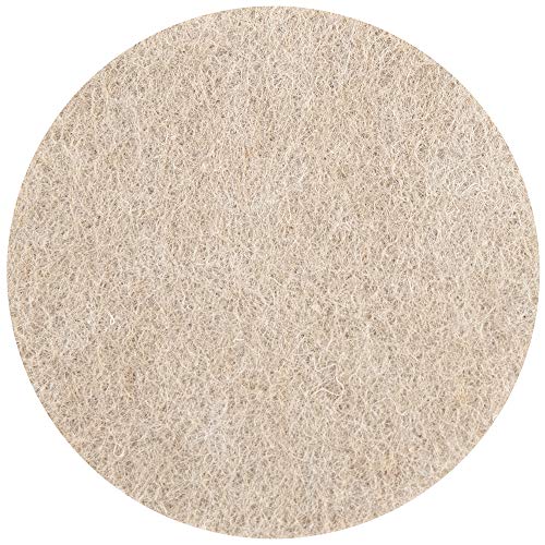 Super Sliders 2 1/2" Round Self-Stick Furniture Sliders for Effortless Moving and Surface Protection Across Hard Floors, Beige (4) - size: 4 Pack