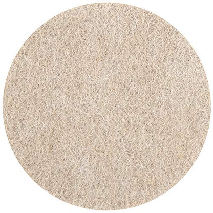 Super Sliders 2 1/2" Round Self-Stick Furniture Sliders for Effortless Moving and Surface Protection Across Hard Floors, Beige (4) - size: 4 Pack