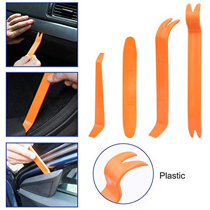 Driver Side Inside Interior Door Handle Front Rear Left with Repair Kit for 2013-2017 Nissan Altima Pathfinder, 2015-2017 Titan, 2016-2017 Titan XD, 2015-2017 Nissan Murano - size: Driver Side