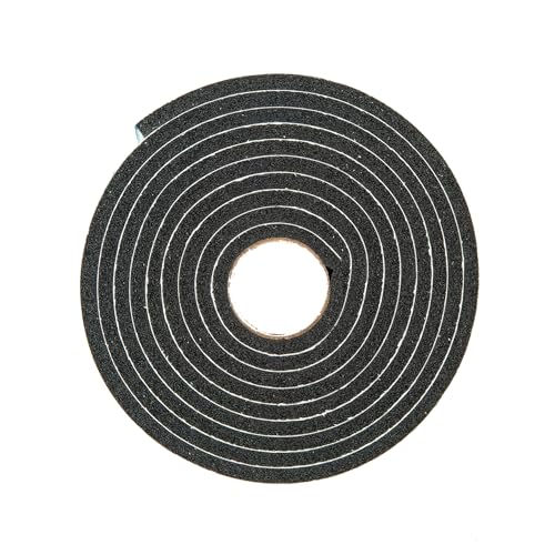 M-D Building Products 06577 1/4 in. x 1/2 in. x 10 ft. Black Sponge Window Seal for Ex-Small Gaps - size: 1/4" X 1/2"