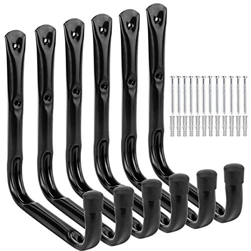 Ladder Storage Hook, Garage and Garden Storage Utility Hook, Heavy Duty Jumbo Arm Hanger - size: 8.7Inch x 9.5Inch