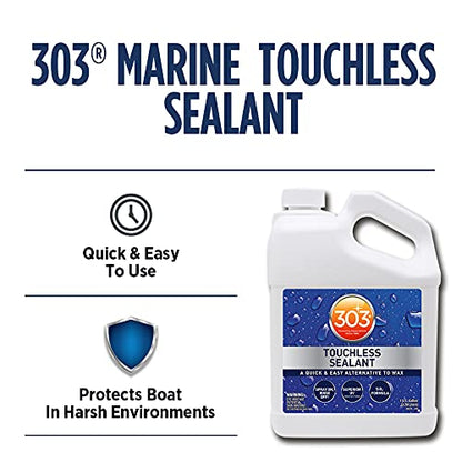303 Products Touchless Sealant - SiO2 Technology - Water Activated Paint and Glass Protection - Spray On, Rinse Off, Refill for Trigger Spray Bottle,1 Gallon (30399) - size: 1 Gallon