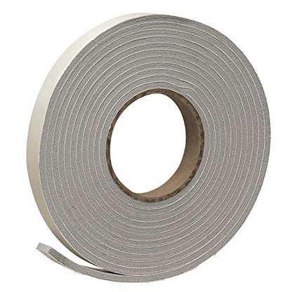 Frost King Vinyl Foam Tape - Closed Cell - Moderate Compression, 1/4" W, 1/8" Thick, 17' L, Grey - V442H (Pack of 3) - size: 1 (Pack of 3)