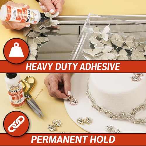 Aleene's DIY Craft Heavy-Duty Glue, Industrial Strength Glue, Super Strong Adhesive 4 fl oz