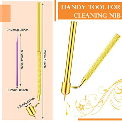 Tondiamo 100 Pack 0.5 mm Touch up Paint Brushes Repair Pen Gold Paint Applicator Fluid Writer Pen Detailing Disposable Micro Applicator for Auto Repair Chip Automotive Scratch(Purple) - color: Purple