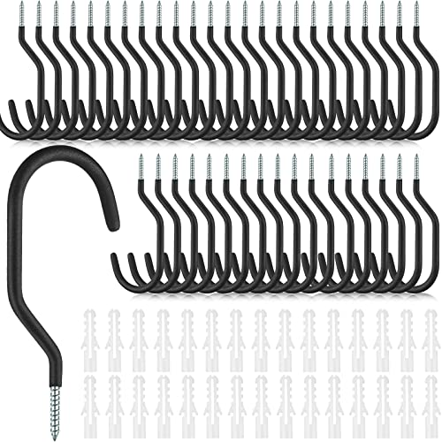 Amyhill 36 Pcs 6 Inch Heavy Duty Bike Hooks for Garage, Bike Hooks Hanger for Wall Bicycle Storage with Hanging Screw Loading Capacity 100 Lbs