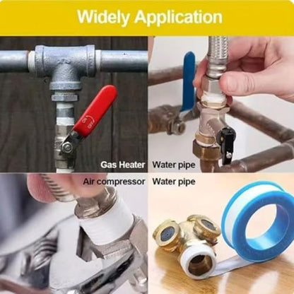 5 Rolls PTFE Sealing Tape For Plumbing Repairs Water Sealing Solution For Leaky Pipes,Industrial Sealant Tape(Blue 15 meters)