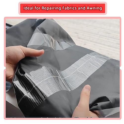 Birllaid 39FT RV Awning Repair Tape for Tarp,Tent, Boat Covers, Sail Repair Tape Waterproof, Heavy Duty - color: Clear, size: 3.15 Inch x 39FT