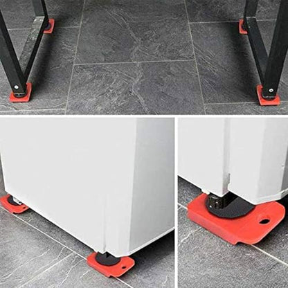 Heavy Duty Furniture Lifter, Furniture Slides Kit, Heavy Furniture Sliders Mover Tool Set (Blue) - color: Blue