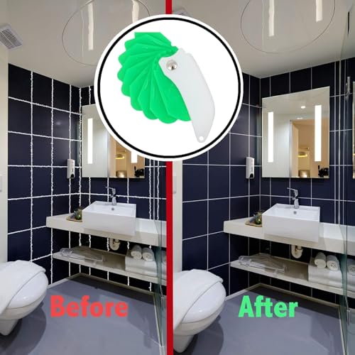 Silicone Seam Tool Professional Caulking Finger Caulk Remover Tool Silicone Remover Tool 9-in-1 Caulking Tool Kit for Bathroom, Kitchen, Floor, Window(green)