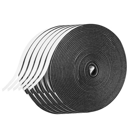 Foam Insulation Tape self Adhesive,1In x 1/8In x 197Ft Weather Stripping for Doors and Windows,Sound Proof soundproofing Door Seal,Weatherstrip,Pipe Cooling, Air Conditioning Seal Strip - size: 1In x 1/8In x 197Ft