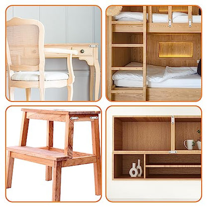 16 Pack Straight Brace,Flat Brace 3.77” x 0.6”,Stainless Steel Flat Metal Braces,Repair Bracket with Screws - size: 96mm/16 Pcs