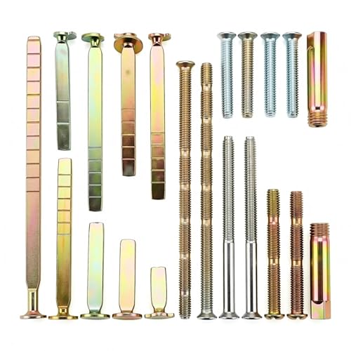 21-Piece Thick Door Lock Extension Kit – Adjustable Deadbolt Tailpiece Set for 1-4 Inch Doors – Fits SC1 SC4 KW1 Keyways – Long Screws – Heavy Duty Door Lock Repair Kit for Patio & Security Doors