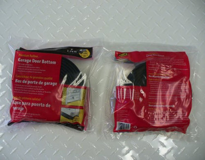 M-D Building Products 03723 9 ft. Black Rubber Garage Door Bottom Seal (Pack of 6) - size: 9 Ft. (Pack of 6)