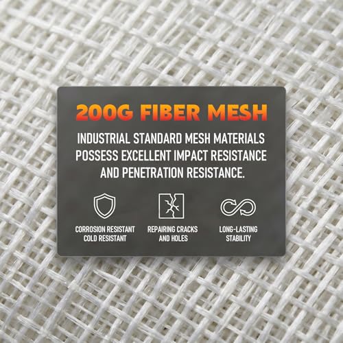 LLPT Drywall Repair Fiberglass Joint Tape 2” x 100 Ft Industrial Grade Extra Strength Fiber Mesh Heavy Duty Self Adhesive for Seam Patch Wall Crack Seam Repair Color White (DRF210) - size: 2” x 100Ft