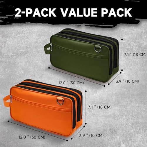 Organizer Tool Pouch Small Tool Bag with Zipper Waterproof Utility Multi Compartments Green - color: Green