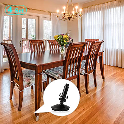 4 Set M10 Swivel Adjustable Leveling Feet, Heavy Duty Height Adjuster Furniture Leveler Foot with T Nut, Screw in Cabinet Table Chair Self Levelers Leg - 2" Base Dia & 2" Bolts Length - Black - style: Black Swivel Leg Levelers