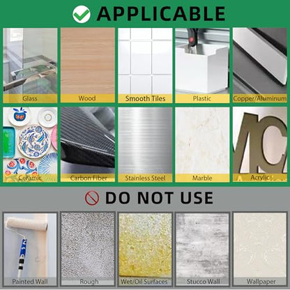 YMHB Double Sided Tape Heavy Duty, Nano Tape Double Sided Mounting Tape(4 Rolls, Total 39.2FT), Removable Transparent Adhesive Tape, Clear Two Sided Poster Wall Tape Strips for Home Office - size: 1.18 inch x 19.6 feet & 0.78 inch x 19.6 feet
