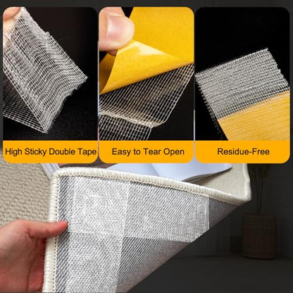 Double Sided Tape Heavy Duty, 1.97in x 33FT(10m) Super Sticky Clear Tape High Tack Strong Wall Adhesive with Fiberglass Mesh Clear Tape, Fixed Carpet, Wall Decor Easy Use Mounting Tape - size: 1.97in x 33FT