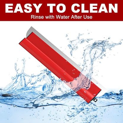 40 Inch Drywall Skimming Blade, Replaceable 0.38mm Stainless Steel Blade, Drywall Trowel for Gyprock, Drywall and Wall-Boardrd, Ergonomically Designed Grip - size: 40 Inch
