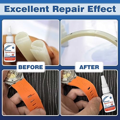 30g Silicone Glue - Strong Adhesive for Repairs and Sealing | Waterproof, Heat-Resistant, and Flexible | Ideal for Glass, Ceramics, Electronics, and More - size: 30g*1, style: Silicone Glue