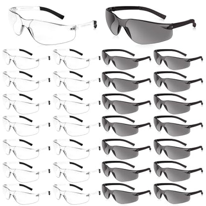 Salfboy Safety Glasses for Men Women ANSI Z87.1 Safety Glasses Bulk Protective Eyewear Scratch-Resistant - color: 118 30 Mixed
