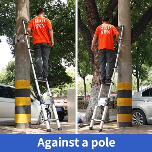 1 Ladder Thickened Anti-Skid Climbing Pole Single Straight ladders Special Black Card Head Home Aluminum Alloy Bamboo Ladder Accessories，Short - size: short slip cushtion