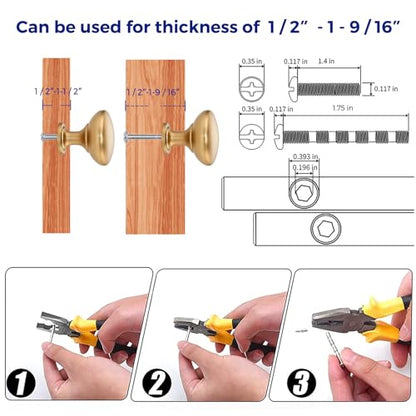 Ravinte 10 Pack Kitchen Cabinet Knobs Dresser Knobs Drawer Champagne Bronze Drawer Pulls Door Handles for Cupboard and Dresser - color: Champagne Bronze