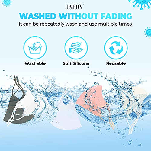 10PCS Colorful Adjustable Face Mask Covers with Elastic Ear Loop Cover Full Face Anti-Dust, Unisex, Washable, Breathable, and Reusable (Kids Adjustable Colorful) - style: Unisex,lightweight,comfortable,colorful