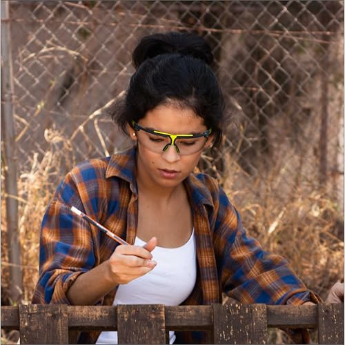HexArmor VS300 Safety Glasses with Adjustable Side Arms Z87+ for Men and Women - color: Clear +2.0 / Anti Fog Anti Scratch