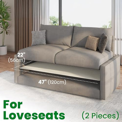 ECOHomes Couch Cushion Grip Pad, Couch Cushion Non Slip Pads Keep Sofa Cushions from Sliding - Anti Slip Sofa & Patio Grips Mattress Gripper Stopper Stop Slide & Prevent Sliding (Loveseat [2PCs Pack]) - size: Loveseat [2PCs Pack]