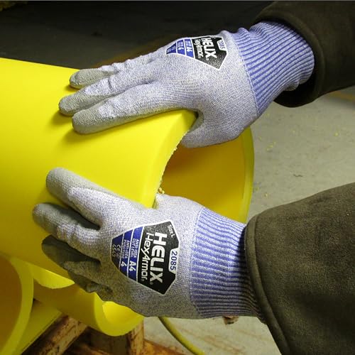 HexArmor Safety Gloves | 360-Degree Cut-Resistant Work Gloves | Powerful Grip | Silicone-Free | Helix 2085 - size: X-Small (Pack of 1)